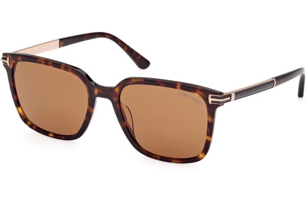 Sonnenbrille Tom Ford Jochem FT1183 52E Quadratisch Havanna