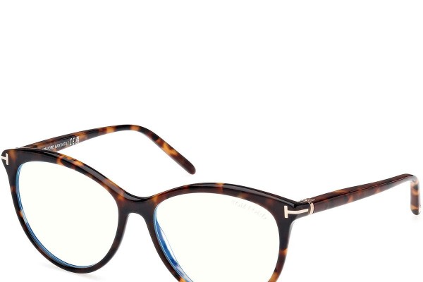 Brillen Tom Ford FT5990-B 052 Rund Havanna