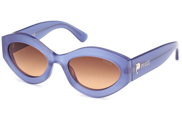 Sonnenbrille Emilio Pucci EP0227 90F Oval Blau