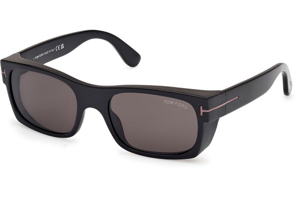 Sonnenbrille Tom Ford Juan FT1181-N 01A Rechteck Schwarz