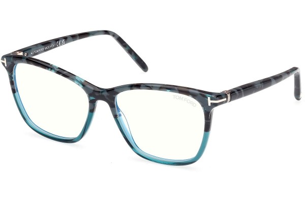 Brillen Tom Ford FT5989-B 055 Quadratisch Havanna