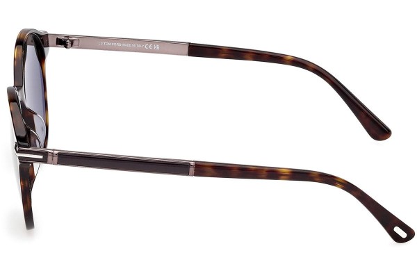 Sonnenbrille Tom Ford Araki FT1184 52N Rund Havanna