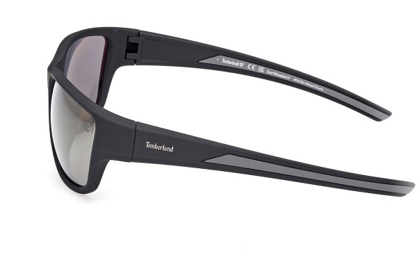 Sonnenbrille Timberland TB00023 02D Quadratisch Schwarz