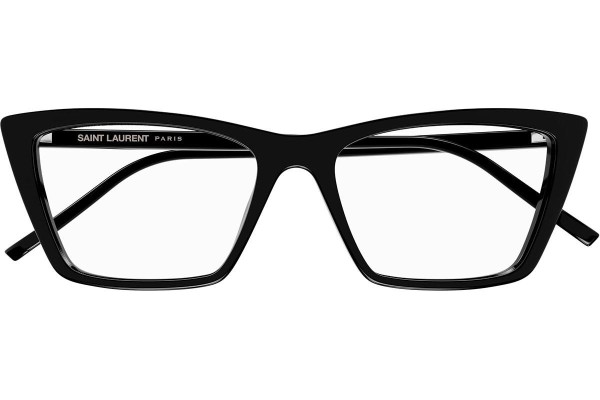 Brillen Saint Laurent SL737MICATHINOPT 001 Cat Eye Schwarz