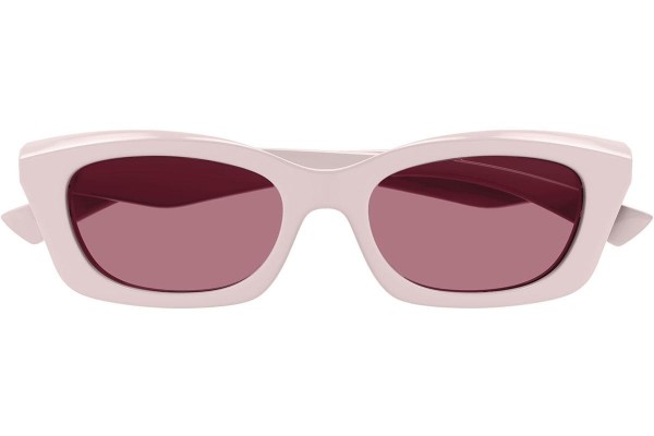 Sonnenbrille Alexander McQueen AM0474S 005 Rechteck Rosa