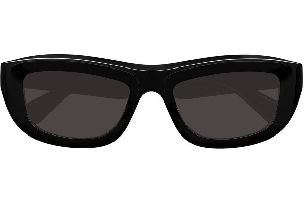 Sonnenbrille Bottega Veneta BV1326S 001 Rechteck Schwarz