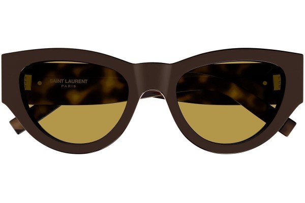 Sonnenbrille Saint Laurent SLM94 010 Cat Eye Braun