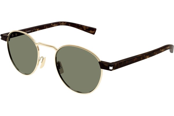 Sonnenbrille Saint Laurent SL707 002 Rund Gold