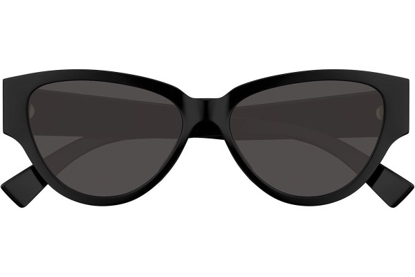 Sonnenbrille Bottega Veneta BV1319S 001 Rund Schwarz