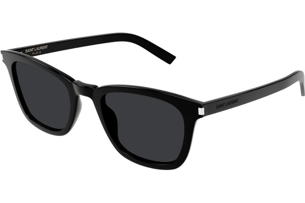 Sonnenbrille Saint Laurent SL716SLIM 001 Quadratisch Schwarz