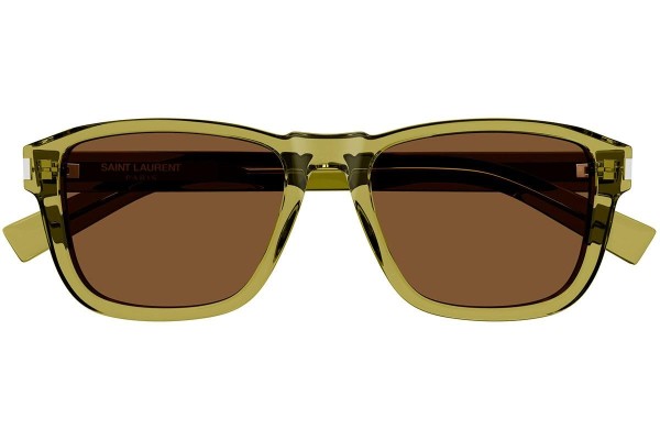 Sonnenbrille Saint Laurent SL710 005 Quadratisch Grün