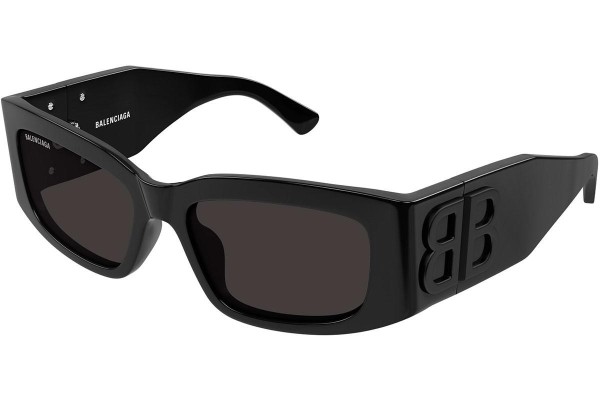 Sonnenbrille Balenciaga BB0360S 001 Rechteck Schwarz