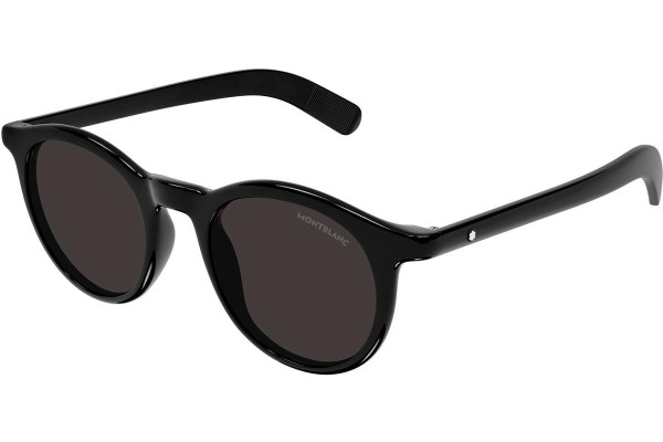 Sonnenbrille Mont Blanc MB0353S 001 Rund Schwarz