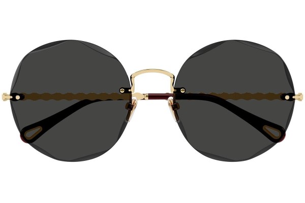 Sonnenbrille Chloe CH0254S 001 Rund Gold