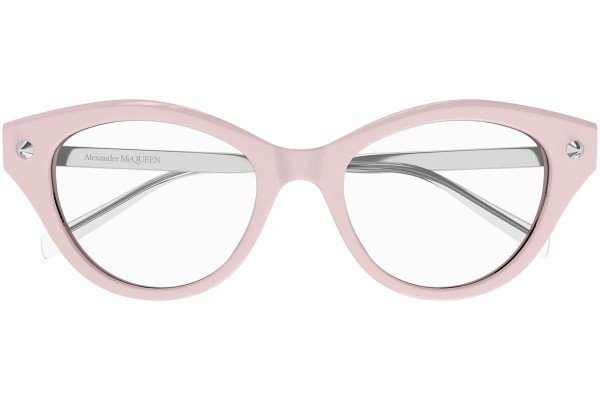 Brillen Alexander McQueen AM0485O 003 Cat Eye Rosa