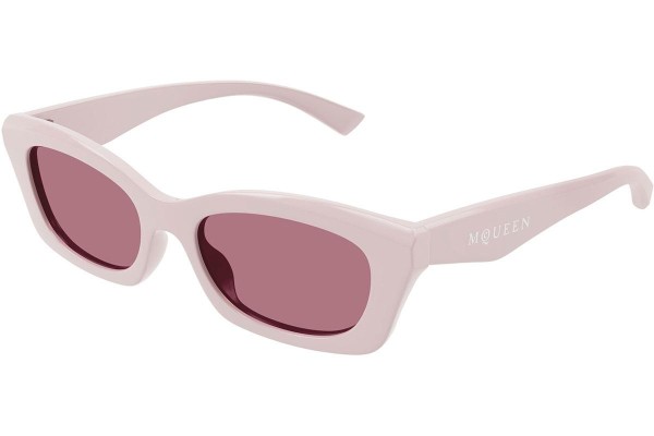 Sonnenbrille Alexander McQueen AM0474S 005 Rechteck Rosa