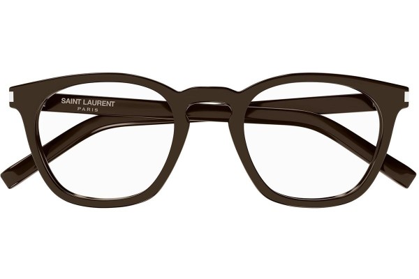 Brillen Saint Laurent SL28OPT 009 Rund Braun