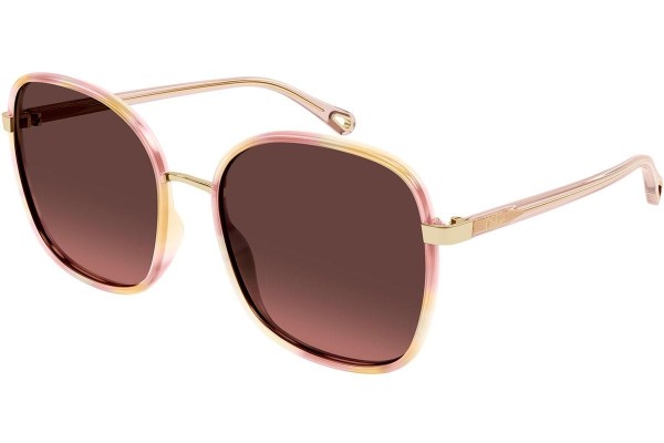 Sonnenbrille Chloe CH0031S 014 Quadratisch Rosa