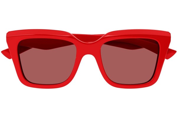 Sonnenbrille Alexander McQueen AM0473S 003 Quadratisch Rot