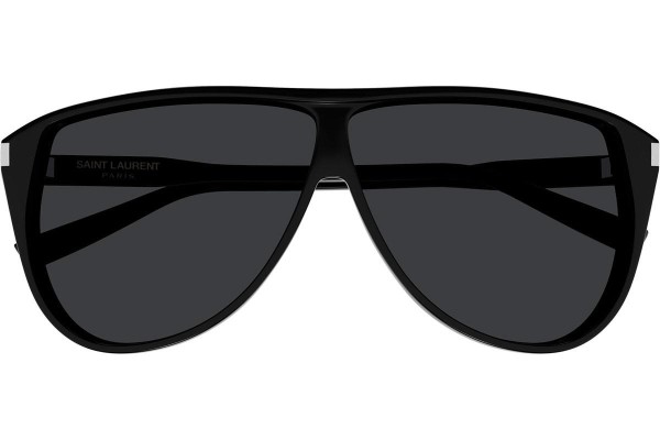 Sonnenbrille Saint Laurent SL731GASPAR 002 Quadratisch Schwarz