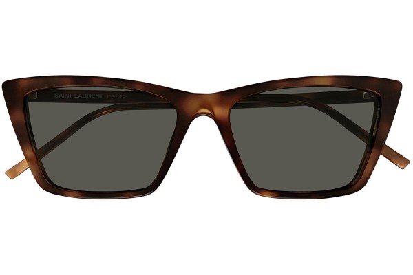 Sonnenbrille Saint Laurent SL737MICATHIN 003 Cat Eye Havanna