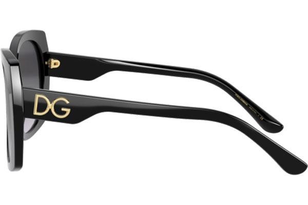 Sonnenbrille Dolce & Gabbana Icons Collection DG4385 501/8G Quadratisch Schwarz