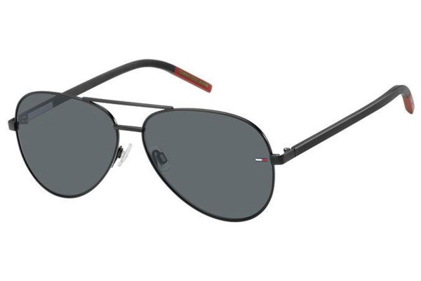 Sunglasses Tommy Jeans TJ0008/S 003/IR Pilot Schwarz