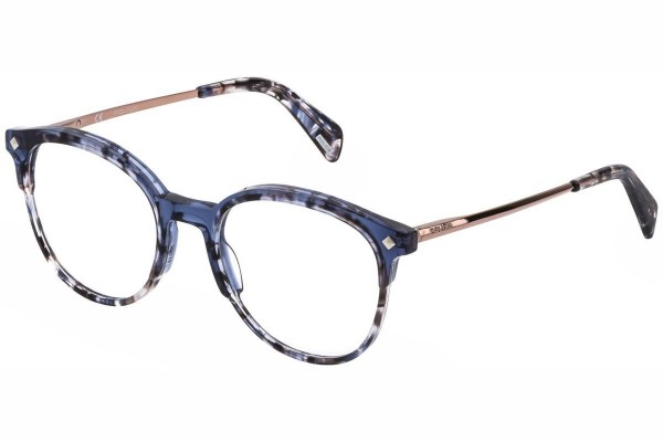 Glasses Police VPLD25 0WT9 Rund Blau