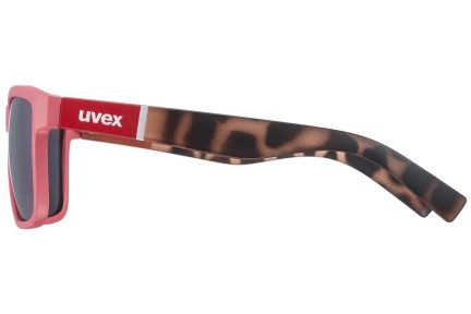 Sonnenbrille uvex lgl 39 Rose Mat / Havanna S3 Quadratisch Rot