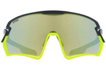 Sunglasses uvex sportstyle 231 Black / Yellow Mat S3 Monoscheibe | Shield Schwarz