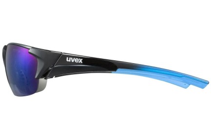 Sonnenbrille uvex blaze III set Black / Blue S3,S1,S0 Rechteck Schwarz