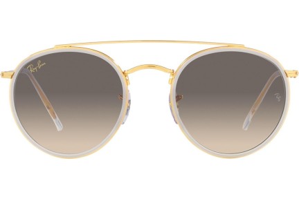 Sonnenbrille Ray-Ban Round Double Bridge RB3647N 923632 Rund Gold