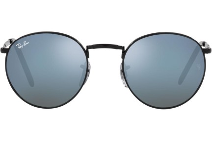 Sonnenbrille Ray-Ban New Round RB3637 002/G1 Rund Schwarz