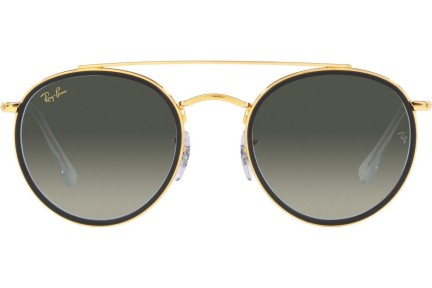 Sonnenbrille Ray-Ban Round Double Bridge RB3647N 923871 Rund Gold