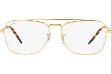 Brillen Ray-Ban New Caravan RX3636V 3086 Quadratisch Gold