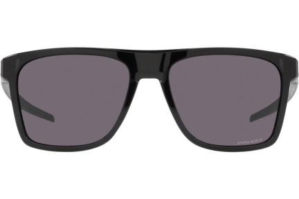 Sonnenbrille Oakley Leffingwell OO9100-01 Quadratisch Schwarz