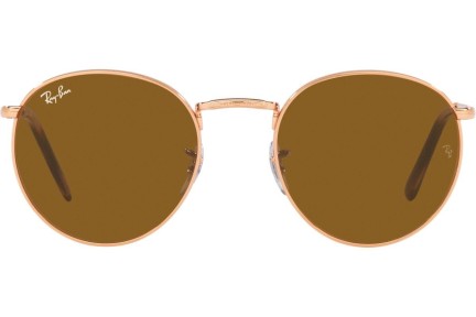 Sonnenbrille Ray-Ban New Round RB3637 920233 Rund Gold