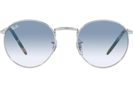 Sunglasses Ray-Ban New Round RB3637 003/3F Rund Silber