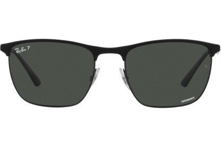 Sonnenbrille Ray-Ban Chromance Collection RB3686 186/K8 Polarized Quadratisch Schwarz