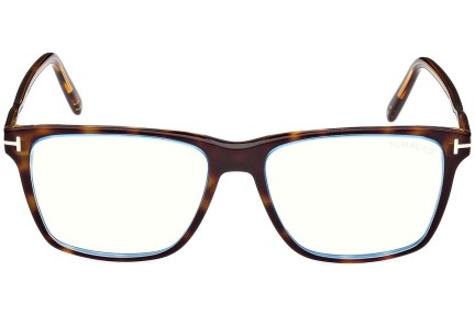 Glasses Tom Ford FT5817-B 055 Quadratisch Havanna