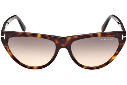 Sonnenbrille Tom Ford FT0990 52B Cat Eye Havanna