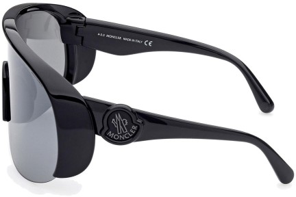 Sunglasses Moncler ML0202 01A Monoscheibe | Shield Schwarz