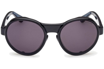 Sunglasses Moncler ML0205 01A Rund Schwarz