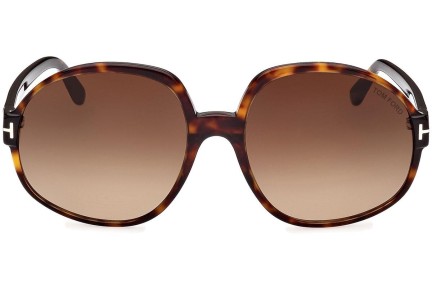 Sunglasses Tom Ford FT0991 52F Rund Havanna