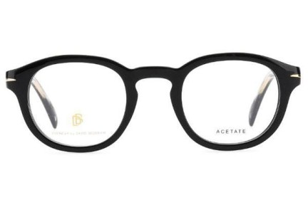 Glasses David Beckham DB7017 807 Rund Schwarz