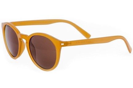 Sonnenbrille OiO by eyerim Pluto Crystal Caramel Rund Havanna