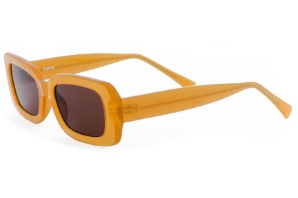 Sonnenbrille OiO by eyerim Itri Crystal Caramel Rechteck Braun