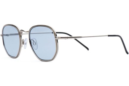 Sonnenbrille OiO by eyerim Comet Silver Blue Quadratisch Silber