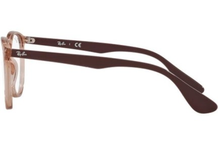 Glasses Ray-Ban Erika RX7046 5940 Quadratisch Braun