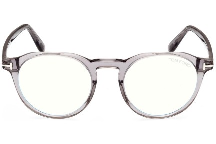 Glasses Tom Ford FT5833-B 020 Rund Grau